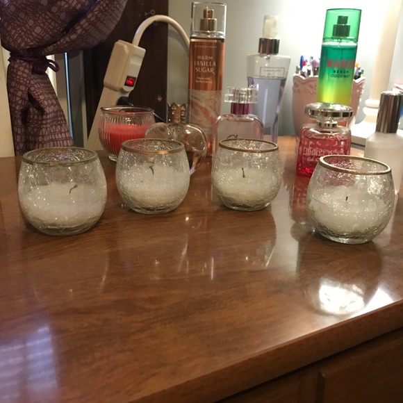 Set of 4/small candles - Picture 2 of 12